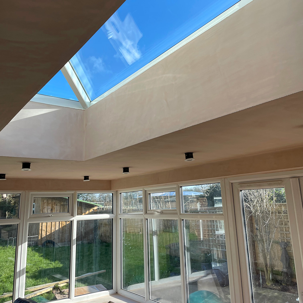 Insulated conservatory flat roof