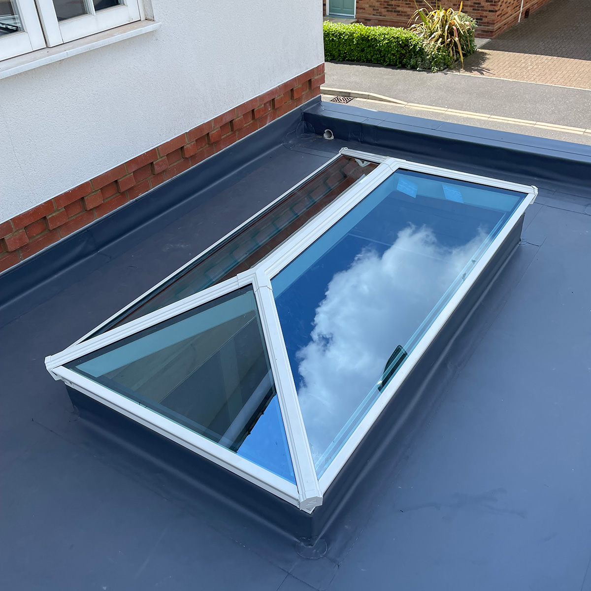 New extension flat roof